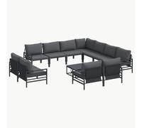 vidaXL Set di Mobili da Esterno per Patio, Giardino, Deck. Arredamento Esterno per Vivere Terrazza e Portico.