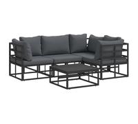 vidaXL Set mobili da giardino - Ideale per il tuo spazio all'aperto! Questo sistema modulare è perfetto per terrazze, patio o giardini. Ottimo per rilassarsi, passare del tempo con gli amici o mangi