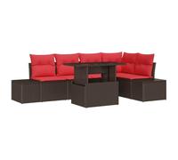 vidaXL Set Divano da Giardino con cuscino 6 pz polyrattan Salotto Esterno per