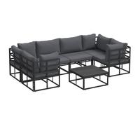 vidaXL Set di Mobili da Esterno per Patio, Giardino, Retrocamera, Terrazza, Pranzo e Raduni all'Aperto