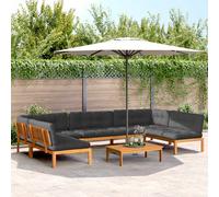vidaXL Set Divano Pallet da Giardino 6 pz con Cuscini Massello Acacia