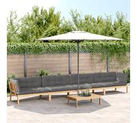 vidaXL Set Divano Pallet Giardino 5pz con Cuscini Massello Acacia