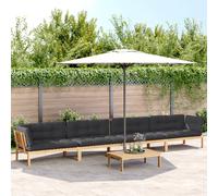 vidaXL Set Divano Pallet Giardino 5pz con Cuscini Massello Acacia