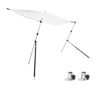 vidaXL Set Estensione Tendalino a T Bianco 174x205x(115-194) cm