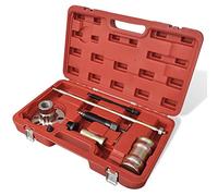 vidaXL Set Estrattore Mozzi Ruota Idraulico e Maglio 10T Rimozione Cuscinetti