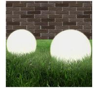 VIDAXL - Set Lampade A Led Sferiche 2 Pz 20 Cm In Pmma