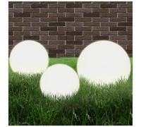 VIDAXL - Set Lampade A Led Sferiche 3 Pz In Pmma 20/30/40cm