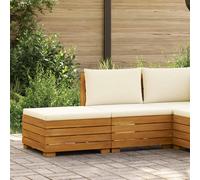 vidaXL Set Lounge da Giardino 2 pz 2 posto Legno di Acacia Massello