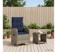 vidaXL Set Lounge da Giardino 2 pz