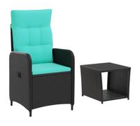 vidaXL Set Lounge da Giardino 2 pz