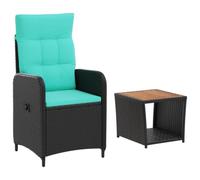 vidaXL Set Lounge da Giardino 2 pz