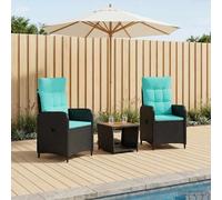 vidaXL Set Lounge da Giardino 3 pz