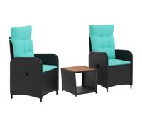 vidaXL Set Lounge da Giardino 3 pz