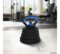 vidaXL Set Manubri, Bilanciere e Kettlebell 4-in-1 30kg 30kg