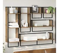 vidaXL Set mensole da parete A parete 6 pz Rovere artigianale