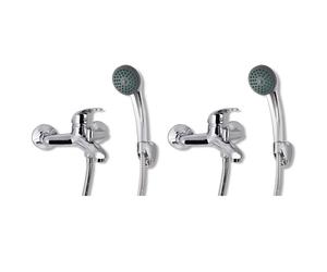 vidaXL Set Miscelatori Doccia 2 pz