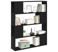 vidaXL Centro di intrattenimento Nero 100 x 24 x 124 cm, Mobile Porta TV Moderna, Armadietto Funzionale, Consolle Multifunzionale, Arredo Stiloso per Organizzare