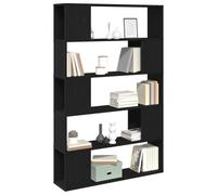 vidaXL Mobile TV Rettangolare Moderno Finitura in Rovere Nero Legno ingegnerizzato Sei mensole per Soggiorno Uso Interno Mobili di stoccaggio Eleganti Centro di intrattenimento Mensola di Design