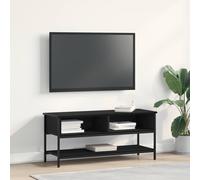 vidaXL Set mobile TV 100 x 35 x 45 cm Rovere Nero Legno ingegnerizzato