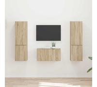 vidaXL Set mobile TV 5 pz Rovere Sonoma Legno ingegnerizzato