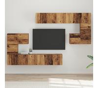 vidaXL Set mobile TV 8 pcs Legno Antico Media 30.5 x 30 x 30 cm