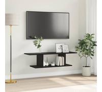 vidaXL Mobile TV da Parete vitaXL in Rovere Nero, in Legno ingegnerizzato, con Dimensioni di 103 x 30 x 26,5 cm. Ha Un Design Moderno e Tanto Spazio per riporre Le Cose. Si assembla in Due e va Bene