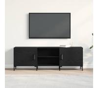 vidaXL Set mobile TV Rovere Nero 150 x 30 x 50 cm Legno multistrato
