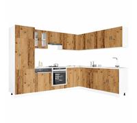 vidaXL Set Mobili da Cucina 14 pz Porto Legno Antico in Truciolato