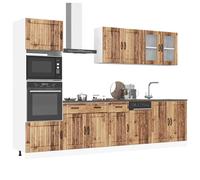 vidaXL Set Mobili da Cucina 7 pz Kalmar Legno Vecchio in Truciolato