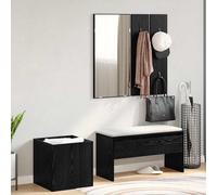 vidaXL Set mobili da ingresso 5 pz 80 x 30,5 x 40 cm