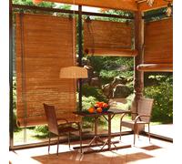 vidaXL Set Mobili da Pranzo per Giardino 3 pz Marrone
