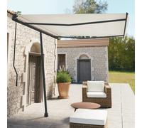 vidaXL Set Pali per Tenda da Sole Antracite 300x245 cm Ferro
