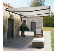 vidaXL Set Pali per Tenda da Sole Antracite 600x245 cm Ferro