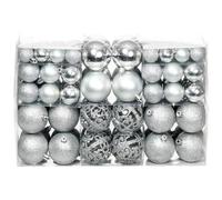 VIDAXL - Set Palline di Natale 100 pz 3/4/6 cm Marrone / Bronzo / Oro