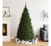 vidaXL Set Palline di Natale 111 pz Nero in Polistirene