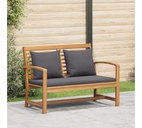 vidaXL Set Panchina e Tavolo da Giardino con Cuscini 2 Pezzo