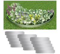 vidaXL Pannelli Recinzione per Prato 15 pz Acciaio Zincato 100x20 cm