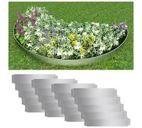 vidaXL Pannelli Recinzione per Prato 20 pz Acciaio Zincato 100x20 cm