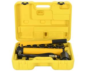 vidaXL Set Pinza Crimpatrice Idraulica 22-60 mm