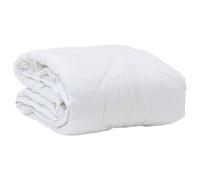 vidaXL Set Piumone e Cuscini 155 x 200 cm Bianco Trapuntato in Microfibra, Lavabile in Lavatrice. Leggero e Comodo, Ideale per L'Estate. 1 Riempimento Morbido in Fibra di Poliestere per Il Massimo C
