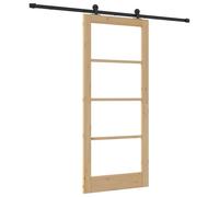 vidaXL Set porta scorrevole con guarnizione "ORKDAL", 86 x 198,5 cm