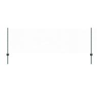 vidaXL Set di recinzione da giardino esagonale | Fencing resistente ai raggi UV per esterni, include pannelli e 5 pali, design durevole per limiti di proprietà barriere in acciaio maglia esagonale