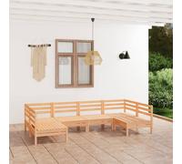 vidaXL Set Salotto da Giardino 6 pz in Legno Massello di Pino