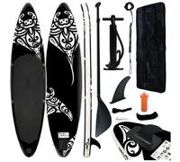 VIDAXL - Set Tavola Gonfiabile Da Sup 305x76x15 Cm Nero