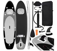 VIDAXL - Set Tavola Sup Gonfiabile Nera 360x81x10 Cm