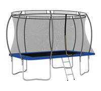 VIDAXL - Set Trampolino Rettangolare 335x244x90 cm 150 kg