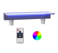 vidaXL Sfioratore a Cascata con LED RGB Acrilico 60 cm