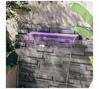 AX Sfioratore Cascata LED RGB Laghetto Piscina Telecomando 90x21x8cm News 151404