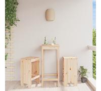 vidaXL Sgabelli da Bar 2 pz 40x36x75 cm in Legno Massello di Pino