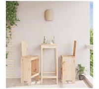 VIDAXL - Sgabelli Da Bar 2 Pz 40x42x120 Cm In Legno Massello Di Pino